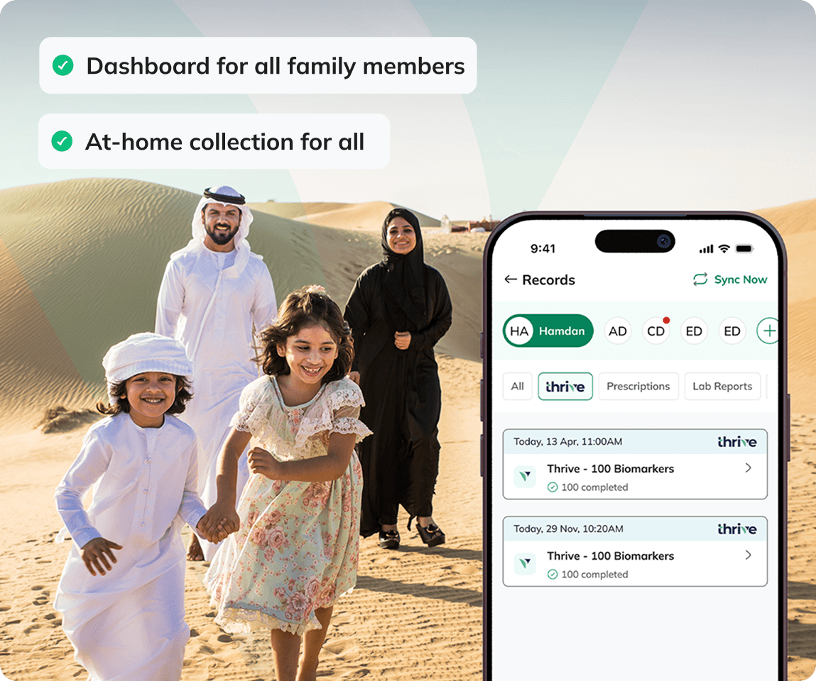 Thrive Dashboard for all family members