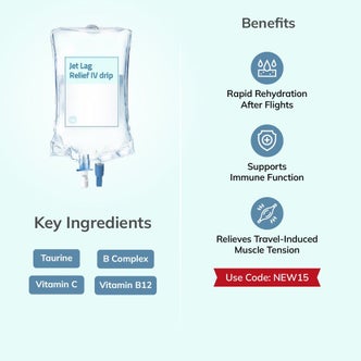 Jet Lag Relief IV Drip