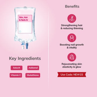 Skin Hair and Nails IV Drip - 3 Sessions